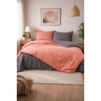 Özdilek Colormix Kiremit Antrasit 200 x 220 cm Çift Kişilik Nevresim Takımı