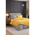Özdilek Colormix Nevresim Takımı Çift Kişilik - Hardal-Antrasit - Hardal - Antrasit - 200 x 220 cm