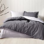 Özdilek Colormix Ranforce Antrasit Gri Çift Kişilik Nevresim Takımı