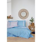 Özdilek Colour Stripe Çift Kişilik Nevresim Takımı - Mavi - 200 x 220 cm