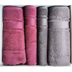 Özdilek Colourıst Best Set (Hamam Takımı) Antrasit-K.pembe - 50 x 90 cm