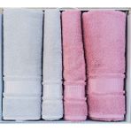 Özdilek Colourist Best Set Pamuklu (Hamam Takımı) Gri - Pembe - 90 x 150 cm