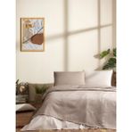 Özdilek Colourist K.Bej-Vanilya Çift Kişilik Pike Takımı - 220x230cm - Açık Bej