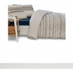 Özdilek Coser Tek Kişilik Ranforce Nevresim Takımı – %100 Pamuk – Yumuşak ve Nefes Alan Modern Desen - Bej - 160 x 220 cm