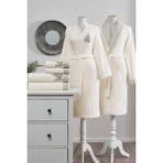 Özdilek Cotton Bliss Aile Seti %100 Pamuk M/L Bornoz ve Havlu Seti Çift Kişilik - M - L