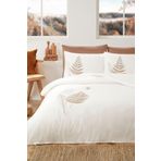 Özdilek Cotton Bliss Çift Kişilik Nakışlı Saten Nevresim Takımı (Bej)