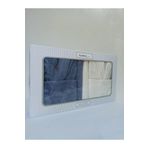 Ozdilek Curve Aile Bornoz Seti Krem Indigo