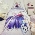 Özdilek Disney Frozen Frosted Tek Kişilik Nevresim Takımı - Lila - 160 x 220 cm