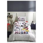 Özdilek Disney Gri Mickey Col Lastikli Çocuk Nevresim Takımı