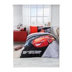 Özdilek Disney Nevresim Takımı (Lastikli Çarşaf) Ranforce Tek Kişilik Gri Cars Lmq95