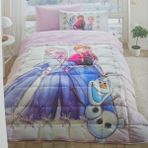 Özdilek Disney Ranforce Tek Kişilik Uyku Seti Lila Frozen Frosted Lights