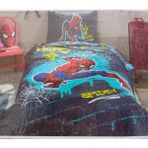 Özdilek Disney Ranforce Tek Kişilik Yatak Örtüsü Gri Spiderman Street - 160 x 230 cm