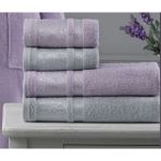 Özdilek Dory Best Set Hamam Takımı Lila-Gri 1130 - Lila - Gri - 70 x 150 cm