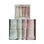 Özdilek Dory Best Set Krem Pudra Banyo Havlu Takımı