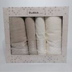 Özdilek Elissa Best Set Hamam Takımı (Banyo Seti) Krem - Bej Krem