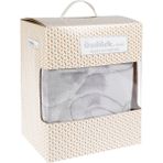Özdilek Embos Bebek Battaniyesi Polyester 100x120 cm Desenli Unisex Kullanıma Uygun - Açık Gri