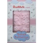 Özdilek Embos Peluş Bebek Battaniyesi 100 X 120 Pembe Pembe