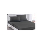 Özdilek Fitted Antrasit 100x200 Lastikli Tek Kişilik Çarşaf Seti