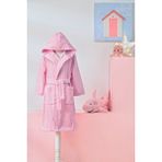 Özdilek Girl Unicorn Kapüşonlu Kadife Çocuk Bornozu 5/6 Yaş - 15 Yaş - Pembe