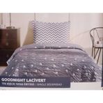 ÖZDİLEK GOODNIGHT LACİVERT TEK KİŞİLİK YATAK ÖRTÜSÜ