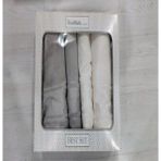 Özdilek Hamam Takımı Camellia Gri Krem - 70 x 150 cm - Gri - Krem