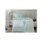 Özdilek Hello Rabbit Mavi Battaniyeli Bebek Nevresim Takımı 8108