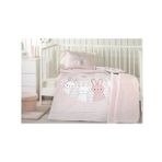Özdilek Hello Rabbit Pembe Battaniyeli Bebek Nevresim Takımı 8115
