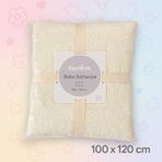 Özdilek Krem Embos Peluş Bebek Battaniye 100x120 Krem