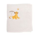Özdilek Krem Lisanslı Lion King Simba Nakışlı Bambu Bebek Pelerin Bornoz