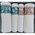 Özdilek Loseta Best Set (Hamam Takımı) Bej-Mint - 90 x 150 cm