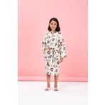Özdilek Minnie Mouse Colours 11/12 Yaş Disney Lisanslı Kapüşonlu Çocuk Bornozu
