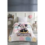 Özdilek Minnie Mouse Happy Disney Lisanslı Tek Kişilik Çocuk Battaniyesi 160x220 Cm