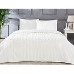 Özdilek Modern Line Tek Kişilik Battaniye Seti (150X220)-PIRAMIT Kemik - Krem - 150 x 220 cm