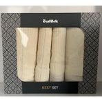 Özdilek Moderni Kat Best Set Hamam Takımı Havlu Seti Bej-Bej - 90 x 150 cm - Çok Renkli