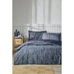 Özdilek Modra Çift Kişilik Lastikli Fitted Çarşaf Nevresim Takımı - Lacivert - 200 x 220 cm
