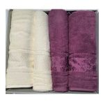 Özdilek Mürdüm Krem Blossom Best Set Hamam Takımı