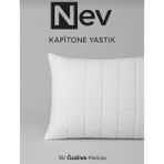 Özdilek Nev Kapitone Yastık 700 gr - 50 × 70 cm - Beyaz