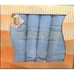 Özdilek Nihavent Best Set Hamam Takımı Mavi - Çok Renkli - 90 x 150 cm