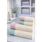 Özdilek Ochiba Best Set (Hamam Takımı) Mint-Pembe - 90 x 150 cm - Mint Yeşili - Pembe