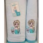 Özdilek Özdilek Dsny Frozen Snowflake Mavi Banyo Seti