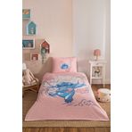 Özdilek Özdilek Stitch Aloha Tek Kişilik Disney Lisanslı Lastikli Çarşaf Çocuk Pike Takımı