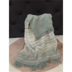 Özdilek Pamuklu Diz Battaniyesi 130X170 cm - Mint - 100 x 100 cm