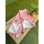 Özdilek Pamuklu Ponponlu Bebek Battaniyesi (100X120)-PEMBE - 100 x 120 cm