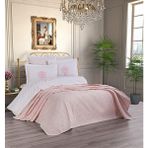 Özdilek Paradise Yatak Örtülü Gelin Seti (7 Parça)-Pudra - 250 x 260 cm