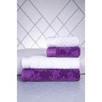 Özdilek Pasterol Best Set Hamam Takımı Havlu Seti K. Lila - Gri - Çok Renkli - 70 x 150 cm