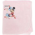 Özdilek Pembe Lisanslı Minnie Mouse Nakışlı Bambu Bebek Pelerin Bornoz