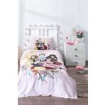 Özdilek Princess Rose Tek Kişilik Disney Lisanslı Lastikli Fitted Çarşaf Çocuk Pike Takımı