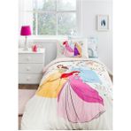 Özdilek Princess Time Tek Kişilik Lisanslı Lastikli Çarşaf Nevresim Takımı 5803 - 160 x 220 cm - Krem