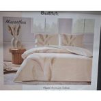 Özdilek Ranforce Çift Kişilik Kışlık Nevresim Takımı Miscanthus Krem - 200 x 220 cm