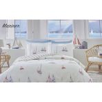 Özdilek Ranforce Mariner Tek Kişilik Nevresim Takımı – %100 Pamuk Mavi Desen - 160 x 220 cm